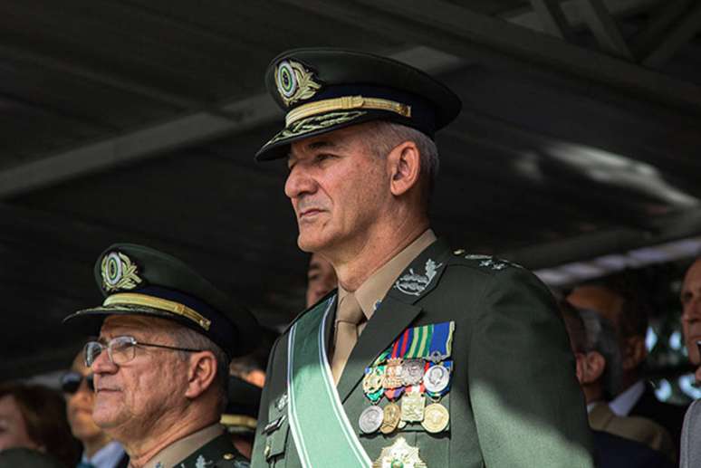 O general Marcos Antonio Amaro dos Santos, chefe do Estado-Maior do Exército, da turma de 1980 da Aman