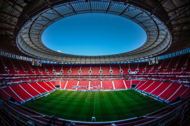 Estádio Mané Garrincha vai receber Santos e San Lorenzo (Foto: Alexandre Vidal/CRF)