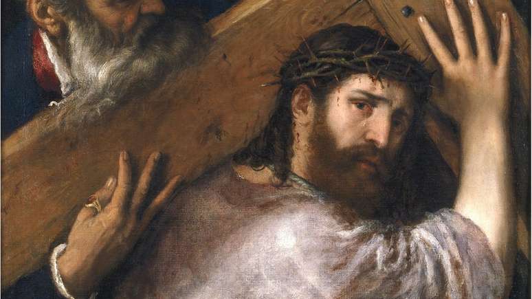 Discurso de Cristo era de um reino diametralmente oposto ao do Império Romano; acima, ele retratado em obra de Ticiano