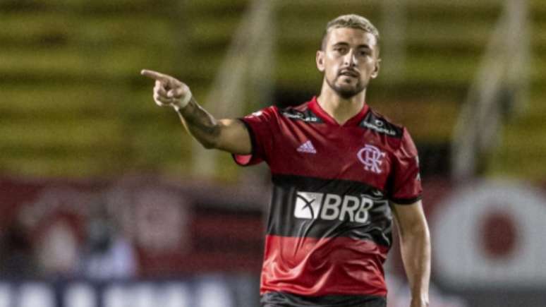 Arrascaeta marcou um belo gol (Foto: Marcelo Cortes / Flamengo)