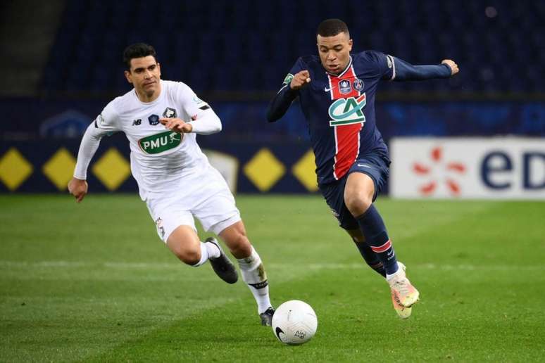 PSG venceu o Lille recentemente pela Copa da França (Foto: FRANCK FIFE / AFP)