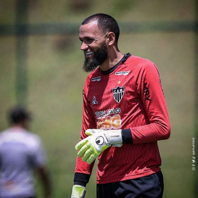 Everson vive no Galo uma fase de aceitação, pois não é unanimidade na torcida alvinegra-(Divulgação/Instagram Atlético-MG)