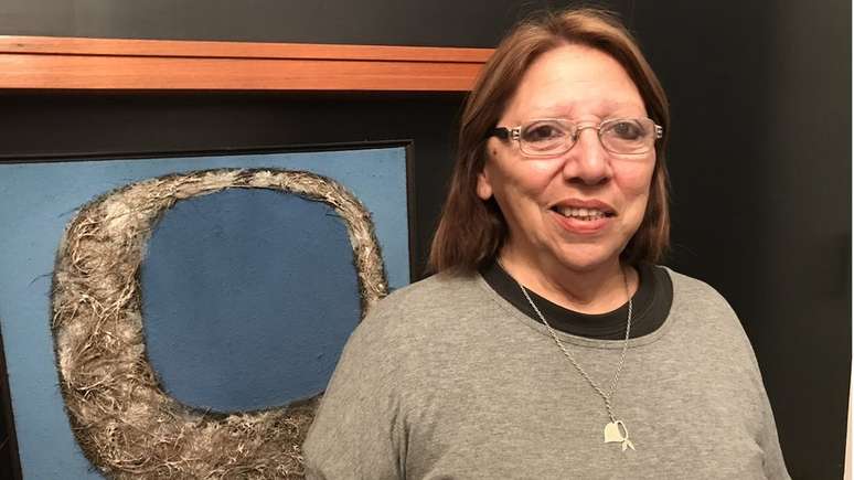 Delia Barrera testemunhou no julgamento de Eduardo Kalinec. O marido dela continua desaparecido