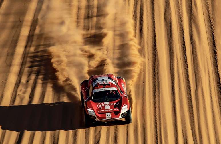 Acciona Sainz, equipe do campe&atilde;o de rali Carlos Sainz.