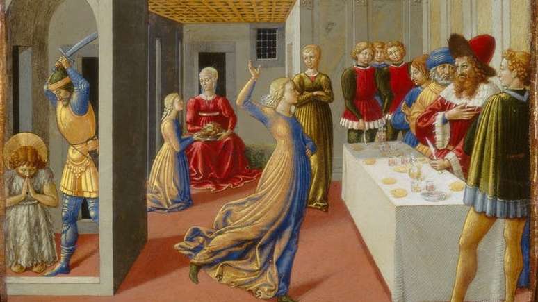 A dança de Salomé, de Benozzo Gozzoli