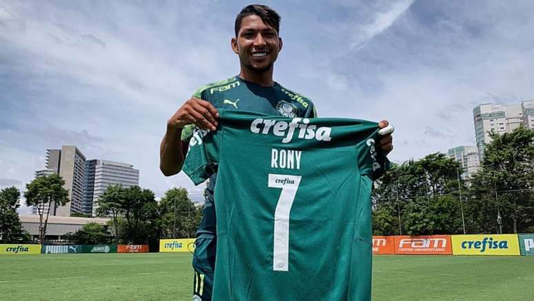 Rony será o camisa 7 do Palmeiras na temporada 2021