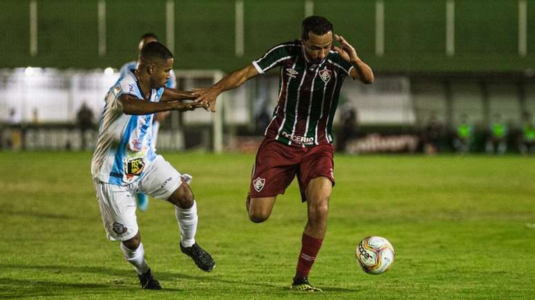 Fluminense e Macaé em confronto pelo Campeonato Carioca de 2020 (Foto: LUCAS MERÇON / FLUMINENSE F.C)