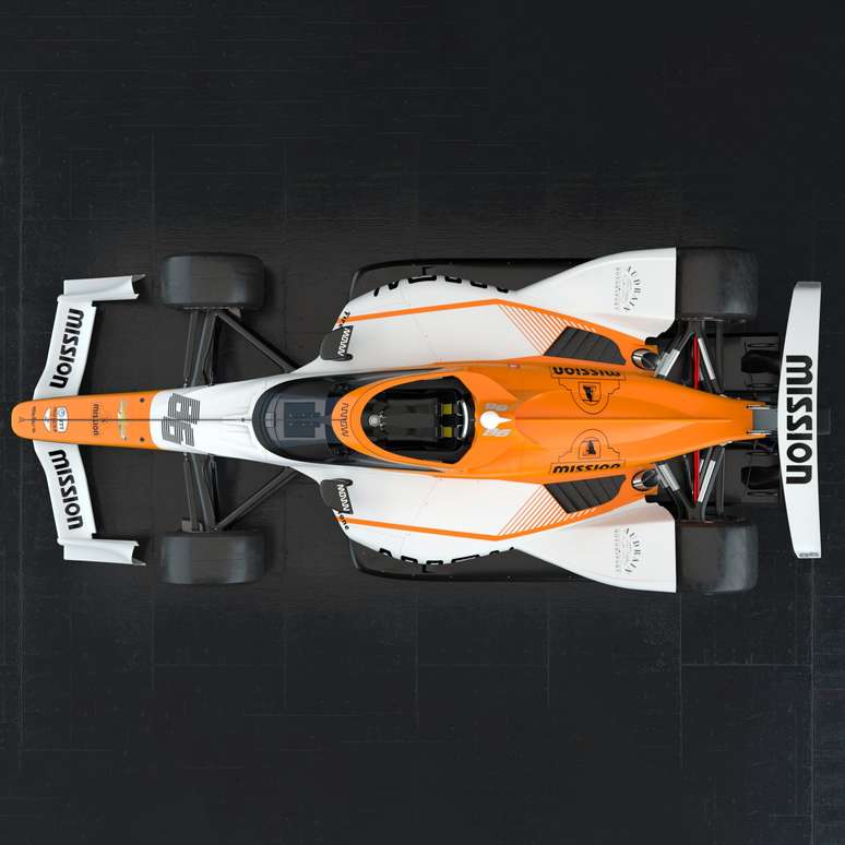 O carro de Montoya na Indy 500 2021 