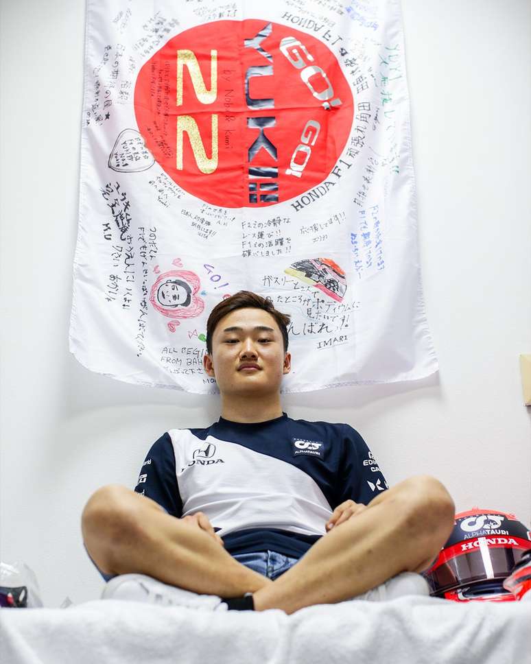 Yurki Tsunoda é o mais novo queridinho da Fórmula 1.