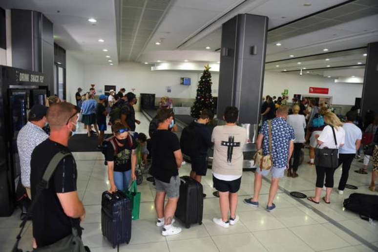 Movimentação em um aeroporto em Melbourne, na Austrália