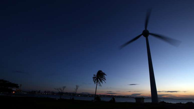 Turbina de um parque eólico no Nordeste do Brasil
REUTERS/Paulo Whitaker