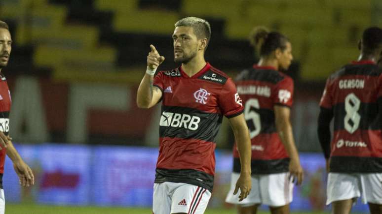 Arrascaeta fechou o placar contra o Madureira (Marcelo Cortes / Flamengo)