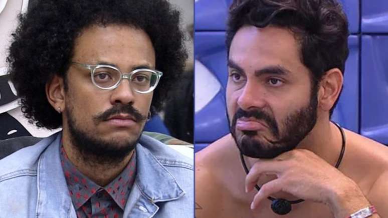 No 'BBB', participantes João Luiz e Rodolffo viraram assunto após frase racista (Reprodução/Globo)