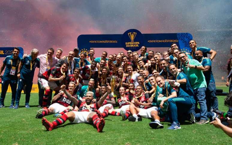 Flamengo conquistou a Supercopa do Brasil em 2020 (Foto: Alexandre Vidal / Flamengo)