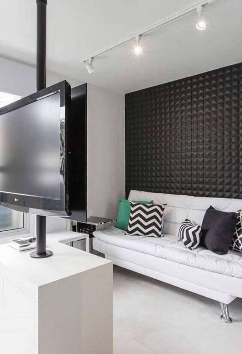 55. Azulejo 3D para sala de estar moderna – Foto Arkpad