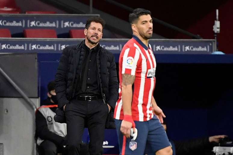 Suárez desfalca Atlético de Madrid por tempo indeterminado (Foto: OSCAR DEL POZO / AFP)