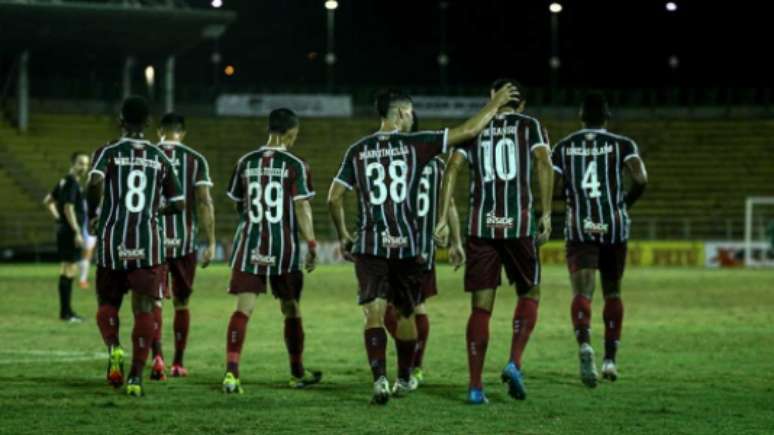 Festa do Fluminense em Volta Redonda: Tricolor goleou o Macaé pelo Cariocão (Foto: Lucas Merçon/FFC)