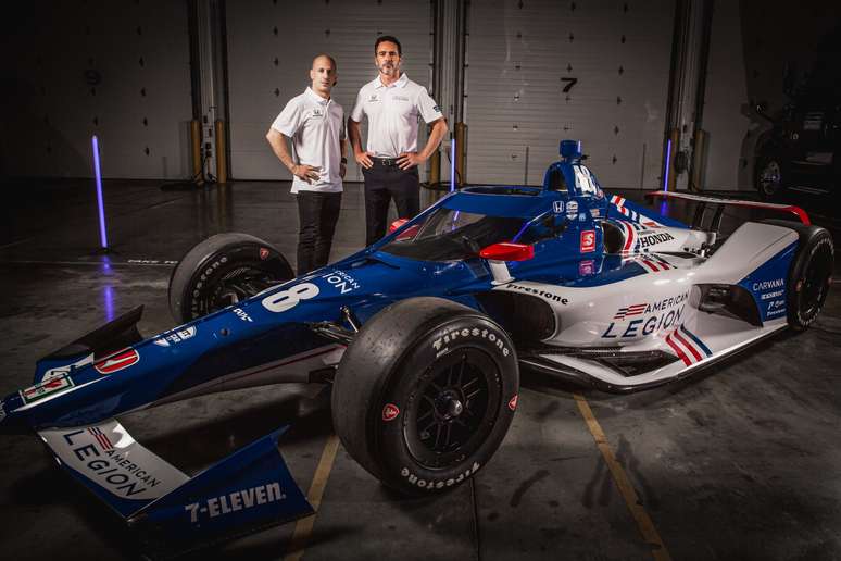 Tony Kanaan apresenta carro da Indy 500 