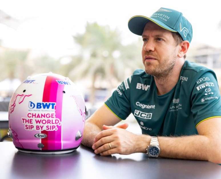 Sebastian Vettel gosta de sujar as mãos de terra 