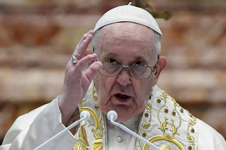 Papa Francisco no Vaticano
04/05/2021 Filippo Monteforte/Pool via REUTERS