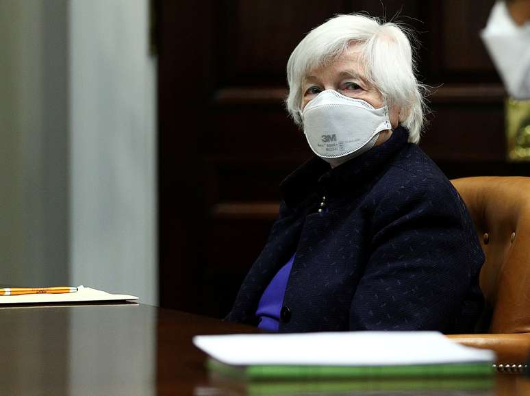 Secretária do Tesouro dos Estados Unidos, Janet Yellen. REUTERS/Tom Brenner/File Photo