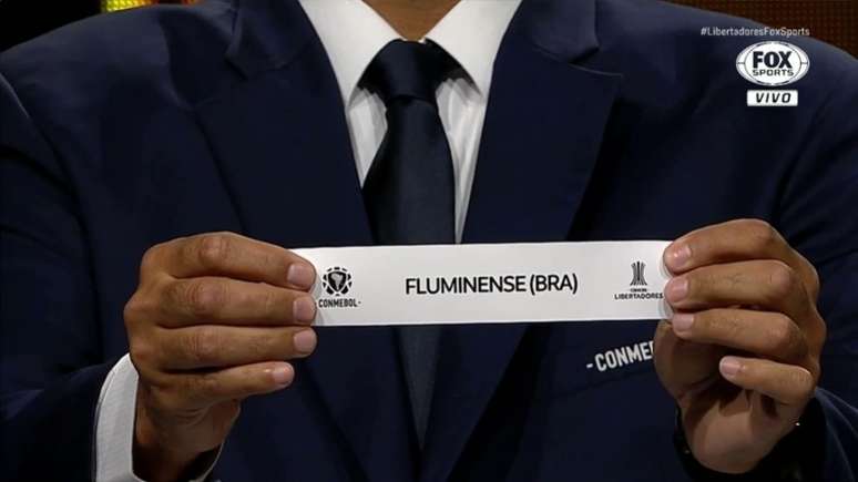 Fluminense está no Grupo D da Libertadores e estava no pote 3 (Foto: Reprodução/Fox Sports)