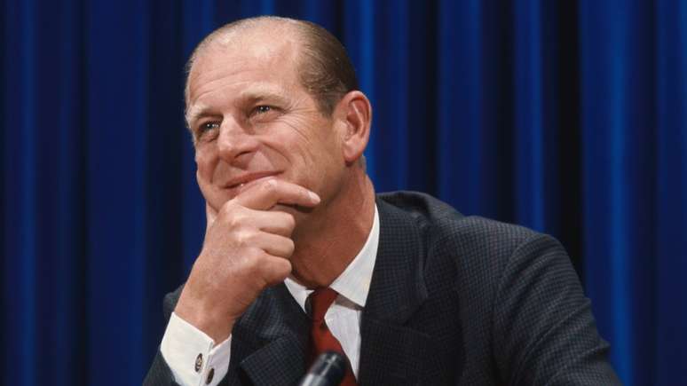 Prince Philip on a trip to Canada in 1969