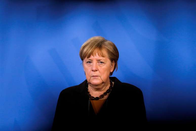Chanceler alemã, Angela Merkel, em Berlim
30/03/2021 Markus Schreiber/Pool via REUTERS