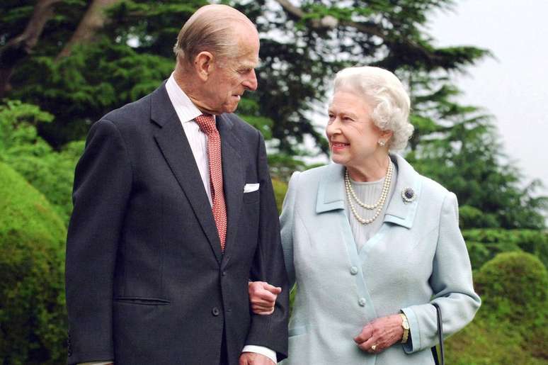 A rainha Elizabeth e o príncipe Philip em 2007