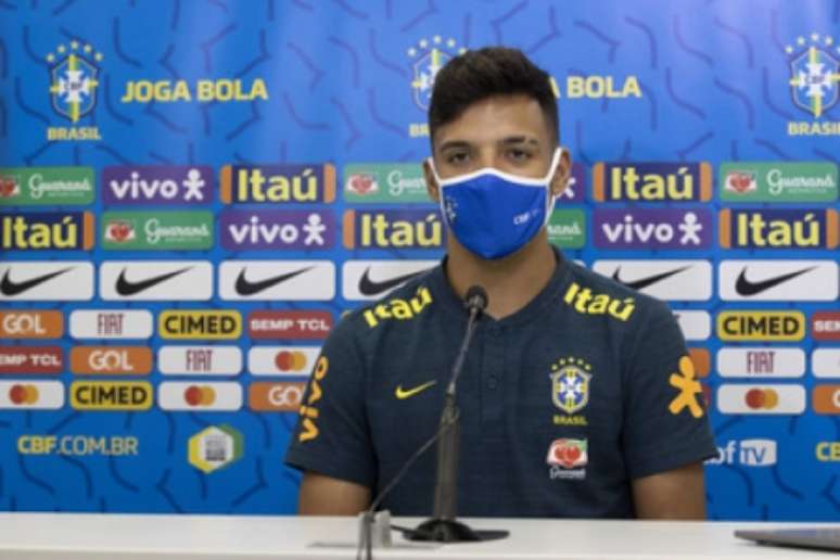 Gabriel Menino foi convocado duas vezes para a Seleção Brasileira (Foto: Lucas Figueiredo/CBF)