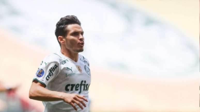 Veiga marcou duas vezes na partida (Foto: Cesar Greco/Palmeiras)