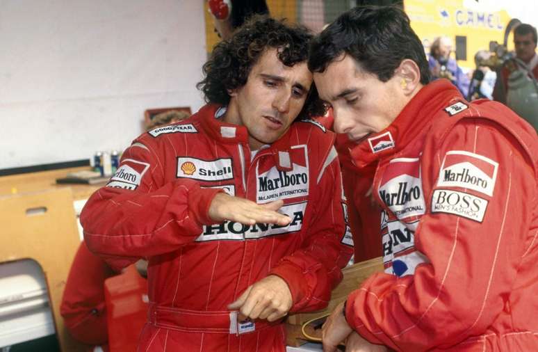 Alain Prost e Ayrton Senna tiveram uma rivalidade histórica na F1 