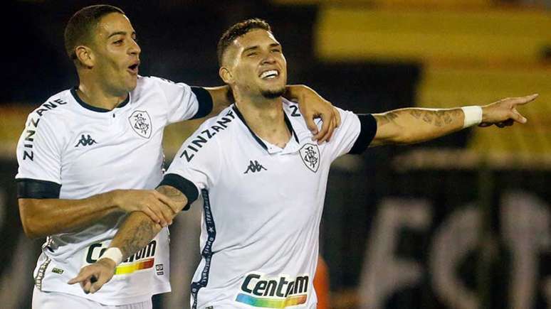 Rafael Navarro e Felipe Ferreira fizeram os gols do Botafogo (Foto: Vitor Silva/Botafogo)