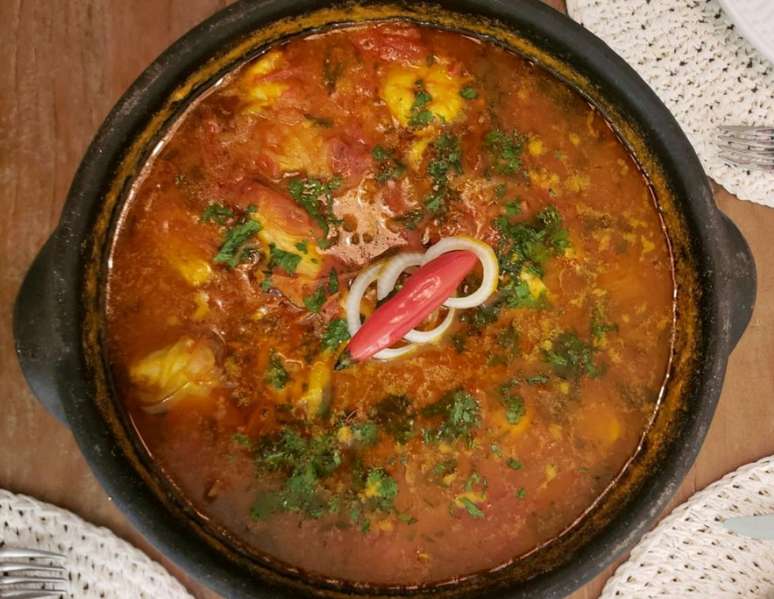 Moqueca de camarão