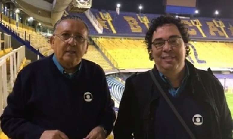 Casagrande comemorou o retorno do colega de profissão (Reprodução/Globo)