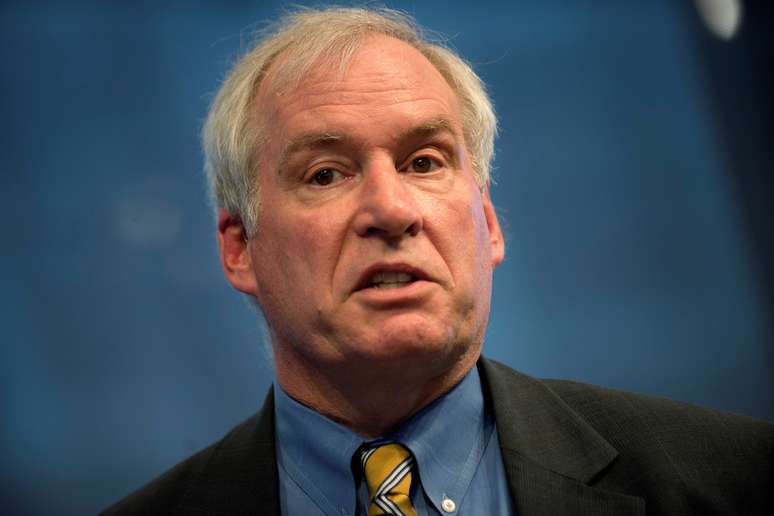 O presidente do Federal Reserve de Boston, Eric S. Rosengren, fala em Nova York, em 17 de abril de 2013. REUTERS/Keith Bedford