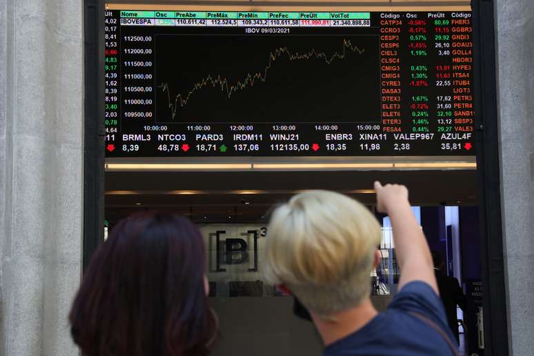 Bolsa de valores de São Paulo 
09/03/2021
REUTERS/Amanda Perobelli