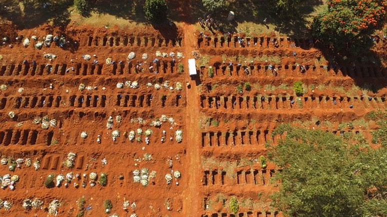 Nas últimas semanas, Brasil tem batido recordes consecutivos em mortes por covid-19