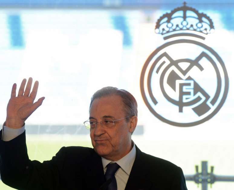 Florentino Perez não teve opositores na eleição do Real Madrid (Foto: DOMINIQUE FAGET / AFP)