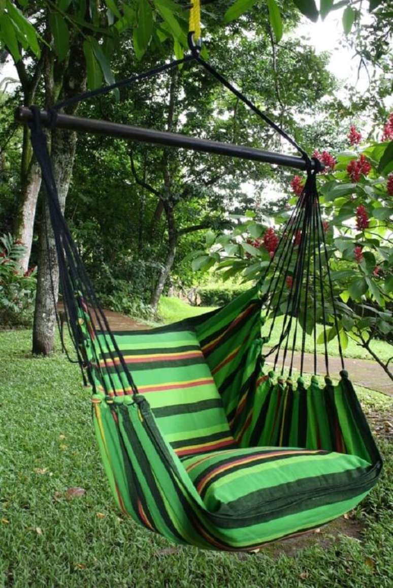 24. Com tantas opções é fácil encontrar a rede cadeira perfeita para a sua decoração. Fonte: Pinterest