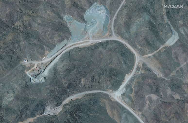Imagem de sat&eacute;lite da instala&ccedil;&atilde;o nuclear iraniana de Natanz registrada pela Maxar Technologies na semana passada e obtida pela Reuters em 12 de abril de 2021
&copy;2021 Maxar Technologies/Divulga&ccedil;&atilde;o via REUTERS