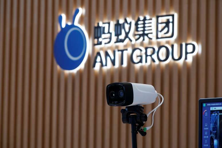 Logo do Ant Group fotografado em Hangzhou, China 
29/10/2020
REUTERS/Aly Song