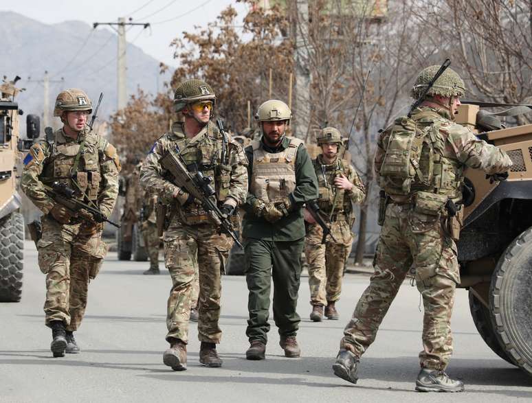 Soldados britânicos em Cabul, no Afeganistão
06/03/2020
REUTERS/Omar Sobhani