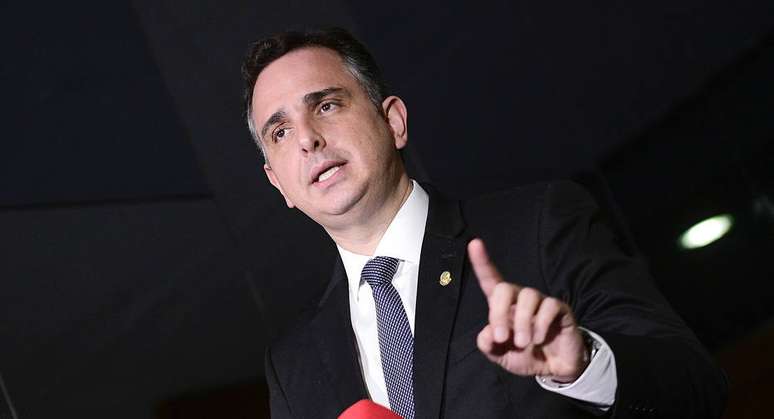 O presidente do Senado, Rodrigo Pacheco (DEM-MG)