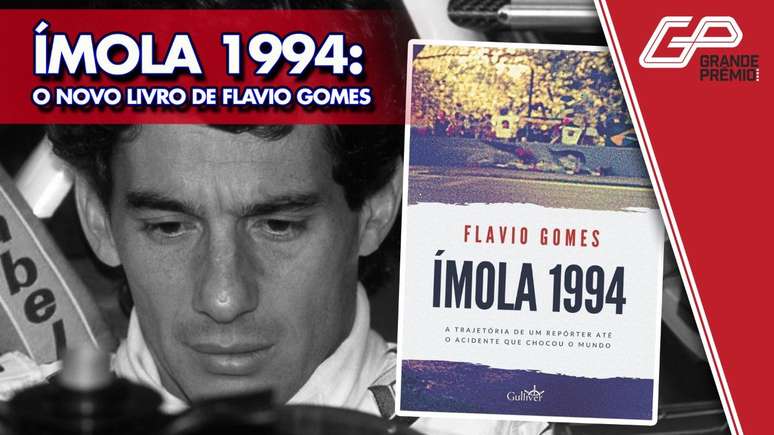 Flavio Gomes dedica o GP às 10 para falar do seu novo livro, ‘Ímola 1994’ 