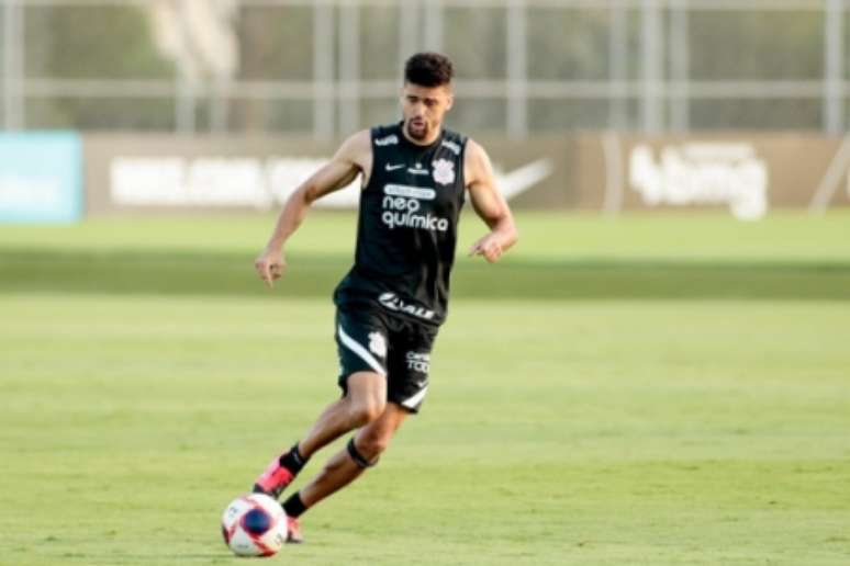 Léo Santos voltou após dois anos (Foto: Rodrigo Coca/Ag. Corinthians)