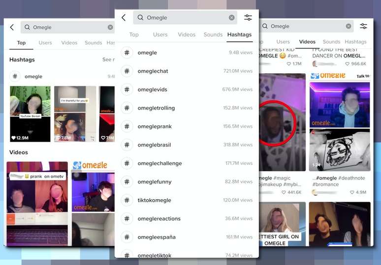 Existem agora mais de 9,9 bilhões de visualizações de vídeos Omegle apenas no TikTok