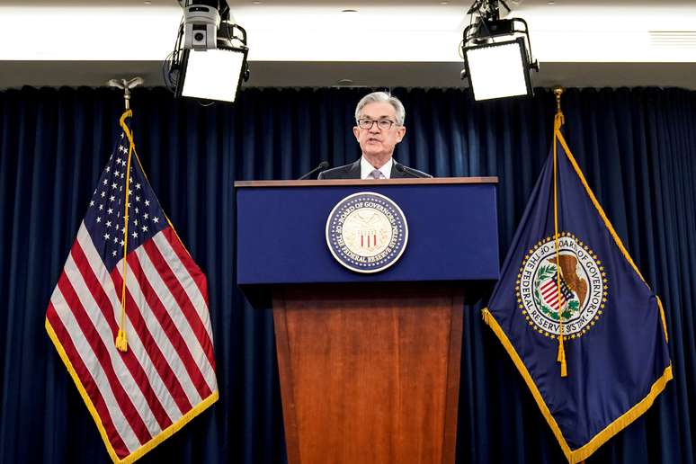 Chair do Fed, Jerome Powell. REUTERS/Joshua Roberts/File Photo