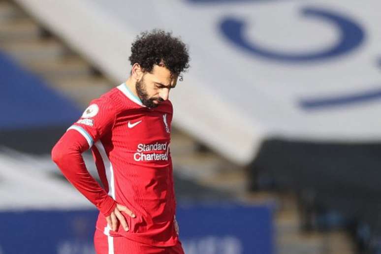 Salah pode estar próximo de deixar o Liverpool (CARL RECINE / POOL / AFP)