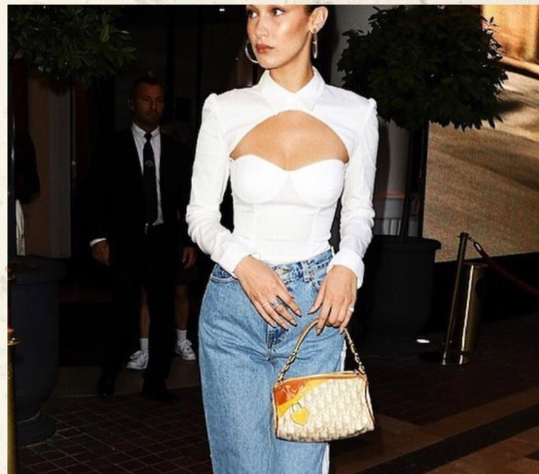 Bella Hadid - Reprodução / Instagram @@fashion_iconz_